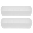 thumbnail image 4 of SEWCHICS Clothes Drawer Organizer Plastic Drawer Storage White Household Users Home Use 2Set, 4 of 8