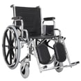 thumbnail image 2 of Silla De Ruedas Reforzada Asiento Vynil Con Elevapiernas HILPHY MEDICAL ACERO, 2 of 6