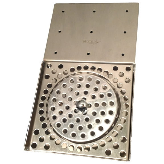 Krome Dispense Glass Rinser Drip Tray