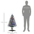 thumbnail image 3 of 3ft Pre-Lit LED Optical Fiber Christmas Tree Artificial Evergreen Tree, 3 of 10
