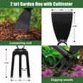 thumbnail image 6 of FENHRTVM Hoe Garden Tool, 45 Inch Garden Hoe Adjustable Long Handle, 2 in 1 Garden Hoe for Weeding, Stainless Steel Weeder Tool for Yard Long Handle, Gardening Hoe for Planting, Lossening, Digging, 6 of 7