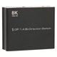 thumbnail image 2 of Interruptor Displayport 8K a 30Hz 4K a 120Hz 1080P a 240Hz 2 en 1 salida o 1 entrada 2 salida interruptor bidireccional DP 1.4, 2 of 5