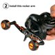 thumbnail image 5 of Rueda de Brazo Basculante Refrescante Brazo Basculante de Metal Carrete de Repuesto de Potencia Empuñadura Brazo Basculante Modificado Cápsula de EVA, 5 of 5