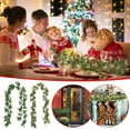 thumbnail image 7 of Artificial Christmas Garland with Mini Cones and Glitter, Flexible Holiday Garland for Mantel, Table, Staircase, Doorway, Railing, and Home Decoration, 7 of 7