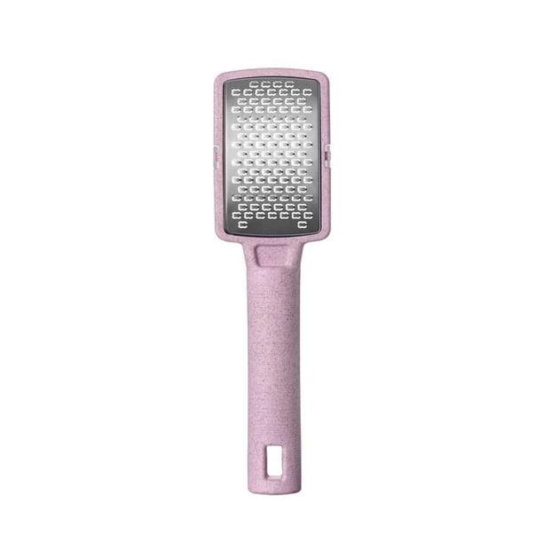 Minnieouse Lima de raspador para pies Accesorio de pedicura de cuidado personal simple universal Removedor de callos de acero inoxidable Removedores de piel Cuidado de los pies Rosa Minnieouse CE015549-03