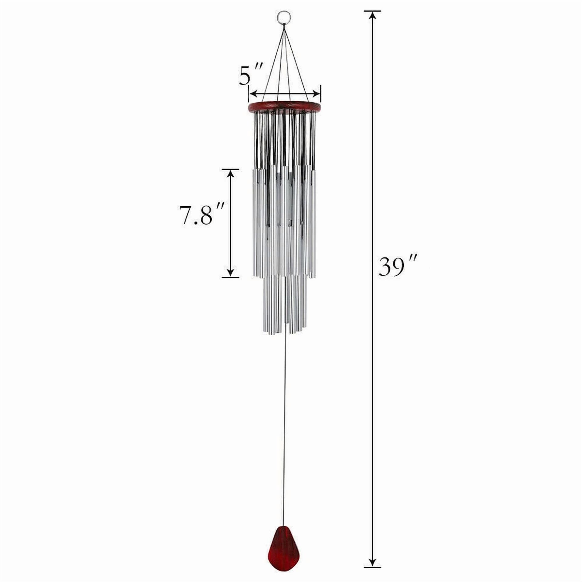 BUTTERFLY- Large 27 Tubes Windchime Chapel Bells Wind Chimes Outdoor Garden Home Decor Us