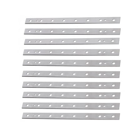 10Pcs/Set 13.1x0.88x0.06inch Planer Blades Replacement For DW735, 333x22.3x1.6mm Planer HSS Thick Planer Knives For Woodworking