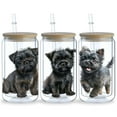 thumbnail image 3 of 5pcs DIY UV DTF Transfer Stickers, For Glass Tumbler, Waterproof Decals, Plastic Adhesive Label For Bottles And Cups Decor, 3 of 7