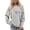 Gray, variant on XIAONU Womens Kindness Graphic Sweatshirts Positive Message Pullover Soft Casual Daily Crewneck