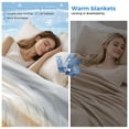 thumbnail image 2 of Orange Gray White Cooling Blanket, Lightweight Breathable Summer Throw Blanket with Double Sided Cold Effect,Farmhouse Abstract Ombre Texture Picnic Beach Blankets Bed Sheet for Hot Sleepers 60"x80", 2 of 8