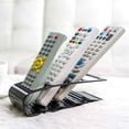 thumbnail image 4 of 1 unidad de marco de Control remoto de TV/DVD soporte de Control remoto de plástico soporte de TV/DVD/VCR práctico soporte de Control remoto de Almacenamiento y organización del hogar Negro Bewildely JJ13401-02B, 4 of 6