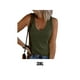thumbnail image 4 of Sonducket Camisetas sin mangas transpirables para mujer Stay Cool All Summer Long Womens Vest Top Tank Top Mujer Black Vest Top Prendas para la parte del cuerpo Ejercito verde,1 3XL, 4 of 5