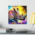 thumbnail image 3 of Gilded Indian Rhino - Canvas, 3 of 10