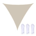 thumbnail image 1 of Outdoor Triangular Shade Sail Triangle Sunshades Awnings Courtyard Anti-UV Sunscreen UV Protection Open Air 3 Ropes, 1 of 5