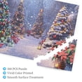 thumbnail image 3 of 500 PCS Christmas Tree Forests Wooden Puzzles 500 Piece,Brain Challenge,That Come Together As One Holiday Image,Puzzles Suitable For Entertaining With Family During Holidays,Funny Holiday Gifts, 3 of 6
