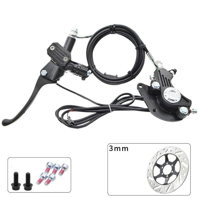Vélo Électrique fatbike Ensemble de Freins à Disque Hydrauliques Vélo Électrique Pliant Frein avec Coupure d'Alimentation