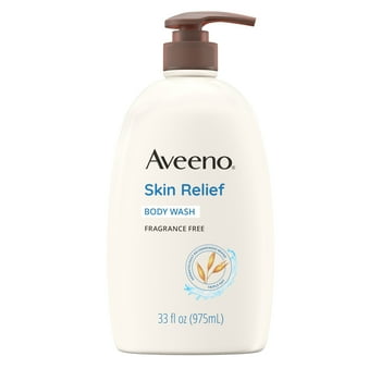 Aveeno Skin  Fragrance-Free Body Wash, Sensitive Skin, 33 fl. oz