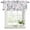 Gray, variant on 2 Pack Valances for Window, Grey Brown Botanical Short Curtains for Kitchen Bedroom Living Room, Watercolor Spring Floral Summer Leaf Rod Pocket Small Window Treatment Valance Drapes 42 x 12 Inch