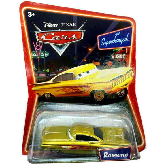 Disney Cars Supercharged Ramone Diecast Car (Gold)
