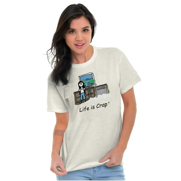 Dishwasher Broken Flooding Housewife Womens Graphic T Shirt Tees Brisco Brands