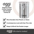 thumbnail image 3 of Stainless Steel Coffee Canister, 3 of 9