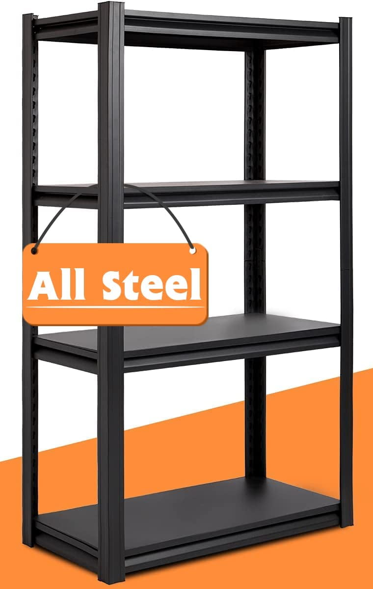 Heavy Duty Garage Storage Shelves with 1600 LBS Capacity Adjustable, 4