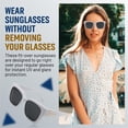 thumbnail image 2 of Gafas de Sol Polarizadas Yogo Vision para Usar Sobre Lentes con Protección UV100%, 2 of 8