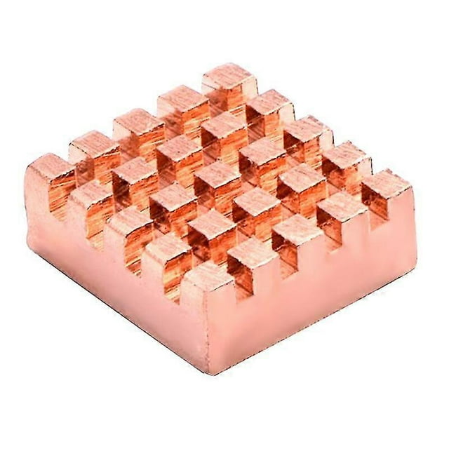 Pure Copper Heatsink Radiator Mini Pc Raspberry Pi Cpu Chip Cooling Heat Sink