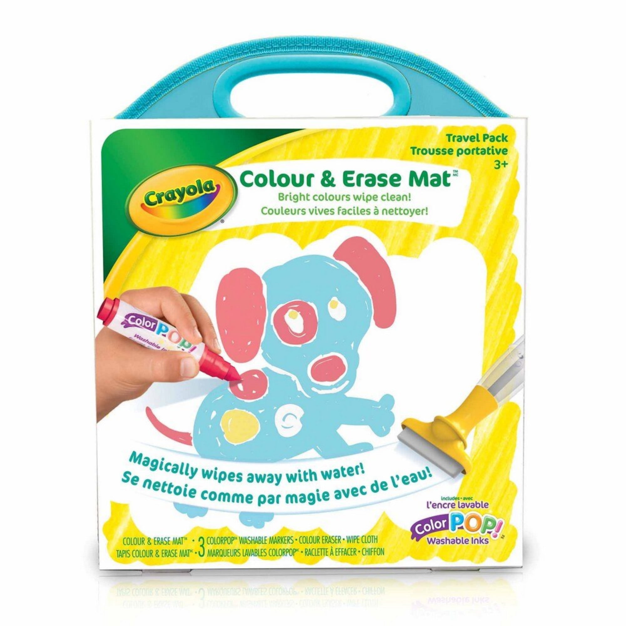 Crayola Color and Erase Mat Travel Pack