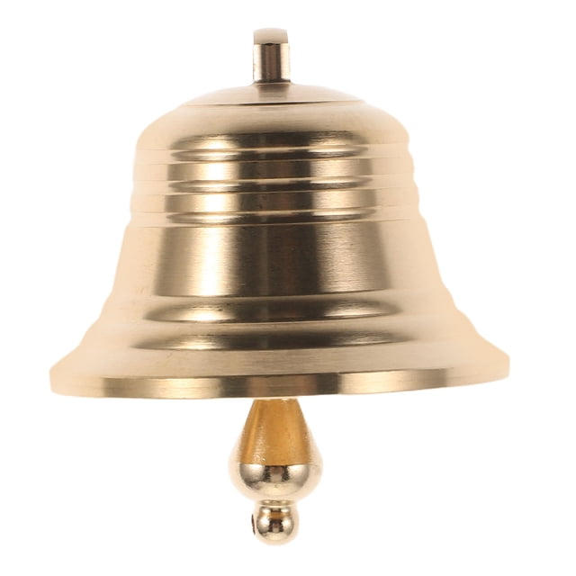 SHOWERORO Brass Hanging Bell Pendant for Dog Collar DIY Golden Hanging Decoration 1Set