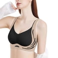 thumbnail image 2 of Brasier Sujetador Deportivo Inalámbrico para Mujer, de Alta Sujeción, sin Costuras, Cómodo, Talla Grande, para Entrenamiento, Yoga, Correr, Gimnasio, Ropa Deportiva. Extra Grande, 2 of 5