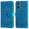 thumbnail image 1 of Funda tipo cartera GANGXUN para Motorola Moto G05 , diseño girasol, cuero PU, soporte, cierre magnético, tarjetero, 1 of 5