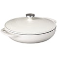 thumbnail image 1 of Casserole Lodge, hierro fundido esmaltado, 3,6 L, ovalado, color blanco ostra, 1 of 5