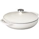 thumbnail image 1 of Casserole Lodge, hierro fundido esmaltado, 3,6 L, ovalado, color blanco ostra, 1 of 5