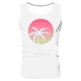 thumbnail image 4 of Caqnni Mens Workout Tank Tops, Mens Workout Tank Top Sleeveless Swim Shirt Gym Muscle Athletic Summer Beach T Shirts(White,XL), 4 of 4