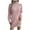 Pink, variant on Fesfesfes Women Sweater Fall And Winter Casual Button Turtleneck Long Sleeve Bottoming Sweater Dress Clothes Sale