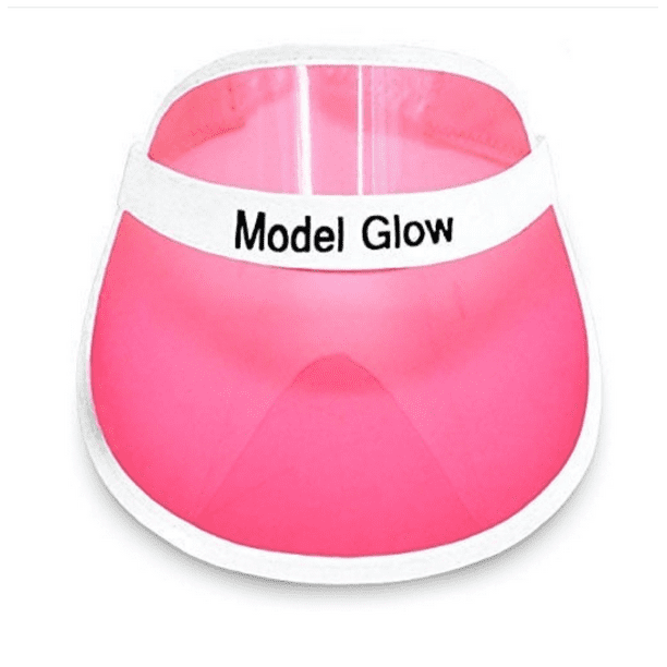 Pink Model Glow Sun Visor.