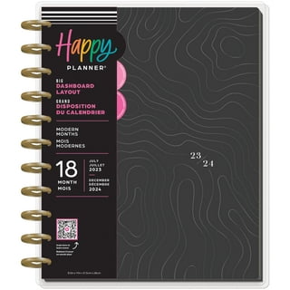 Love & Peace Girly Laminated 6 Hole Punched Planner Dashboard. 