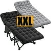 (2 Packs)Black Bed w/Black-Gray Cotton Mat