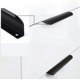 thumbnail image 5 of Tiradores para muebles de 5 x 128 mm, tiradores de gabinete con perfil de aluminio negro, tiradores de cocina contemporáneos, tiradores de puerta curvados, tiradores de cajón ocultos, 5 of 5