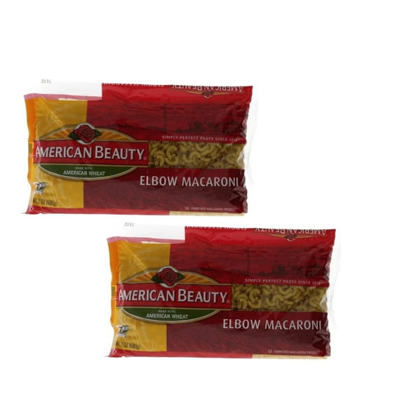 ( 2 Pack ) American Beauty Elbow Macaroni 24 Oz. Bag