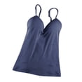 thumbnail image 4 of Camisola Sexy Sunnimix Con Tirantes Ajustables y Sujetador Incorporado para Mujer Talla Única Color Azul Marino, 4 of 6
