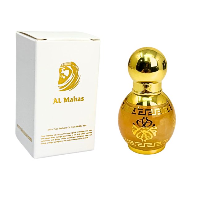 Perfume AL MAHAS Golden Sand en rollo, 10 ml, unisex, sin alcohol