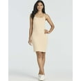 thumbnail image 3 of Real Essentials 3 Pack: Womens Spaghetti Strap Tank Ribbed Mini Dress with Built-in Bra Summer Sundress Casual Lounge Dresses, 3 of 7