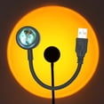 thumbnail image 1 of 5v 1w Led Sunset Lamp Projector Portable Colorful Flexible Adjustable Background Atmosphere Light, 1 of 8