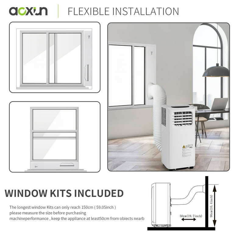Aoxun 8000BTU Portable 3-in-1 Apartment Cooling Unit w