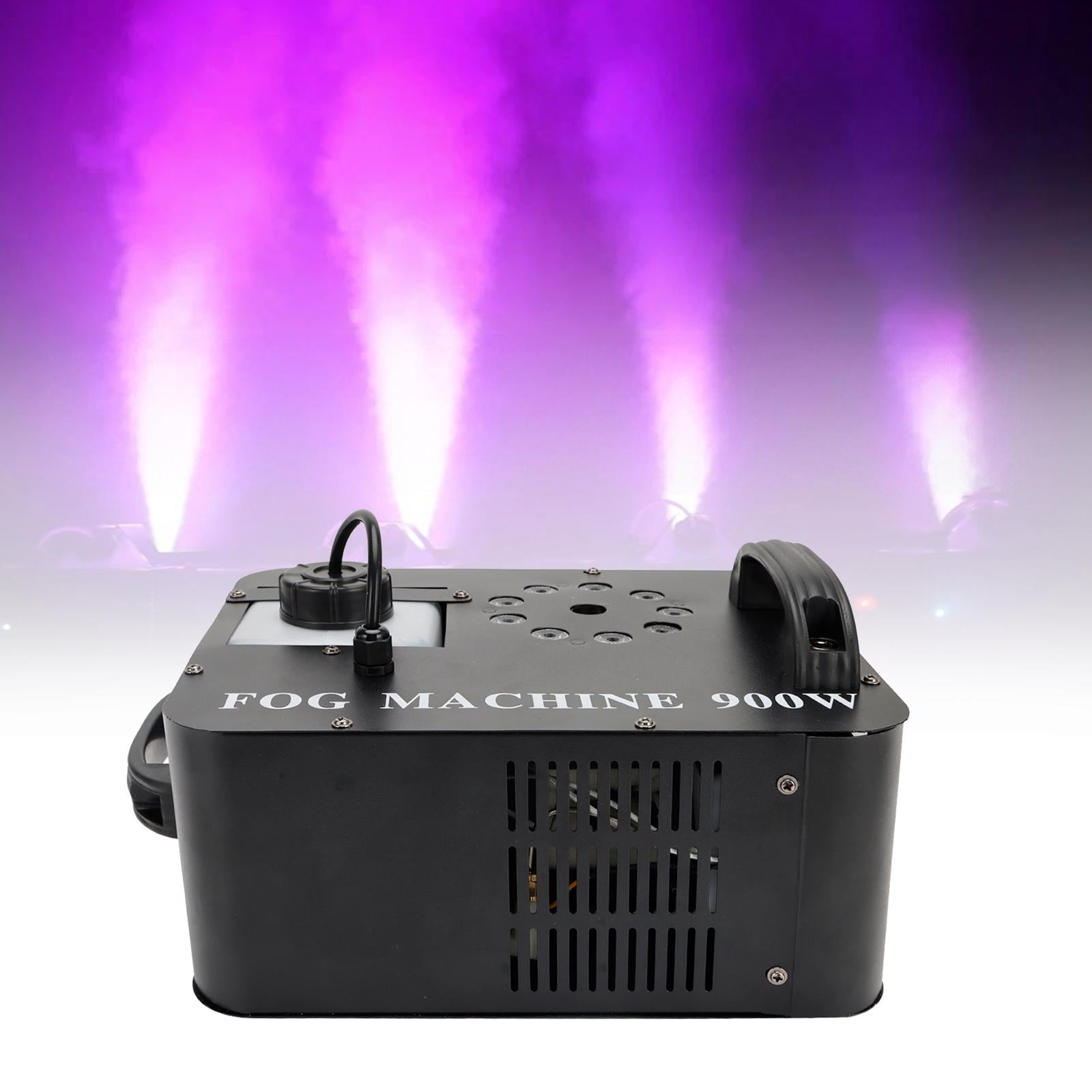 VIPQV Fog Machine, 900W Smoke Machine with Remote Control & RGB Light for Wedding Party Show