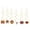 E007- Style G, variant on Disposable Spoons, Gold Plastic Silverware with Sturdy Construction, 10-Count Bulk Pack for 2026 Graduation Party, Nursing Graduation Party Supplies and Red and Gold Party Themed