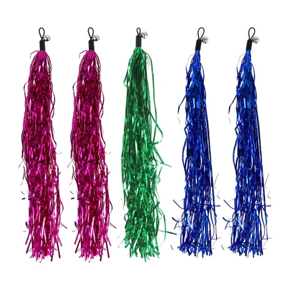 5pcs Cat Wand Replacement for Pet Interactive Cat Wand Refill Attachments for Cats Plastic Tassel