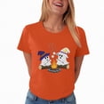 thumbnail image 4 of Towmus Halloween Shirt for Women Adult Plus Size Halloween T-Shirt Women Cute Ghost Print Graphic Embroidered Fall Tees Tops, 4 of 7